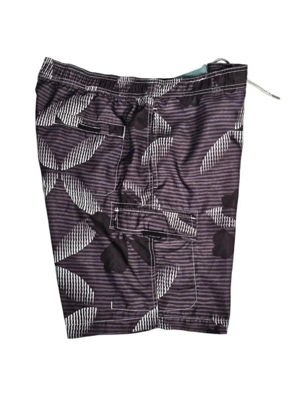 Tommy Bahama Relax XL Baja Bonita Cove Board Shorts Swim Trunks Black White